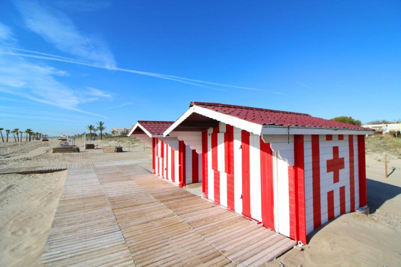 Global Properties, Apartamento De 2 Habitaciones Con Terraza Y Vistas Al Mar Canet d'En Berenguer Bagian luar foto